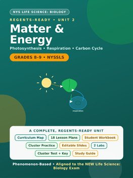 Biology Curriculum Unit 2: Matter & Energy | NGSS & NYS Regents