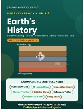 Earth & Space Science Unit 5: Geologic Time & Fossils | NGSS & NY Regents