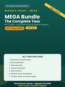 Earth and Space Science Curriculum MEGA Bundle: Full-Year  | NGSS & NY Regents